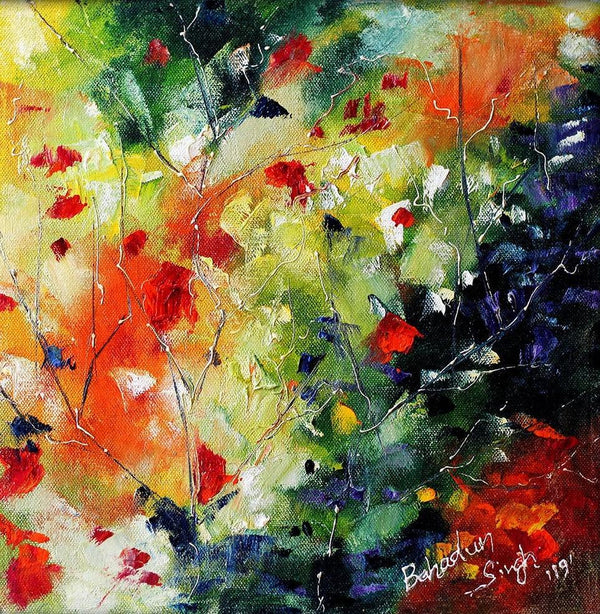 Autumn Small 4 Painting by Bahadur Singh | ArtZolo.com