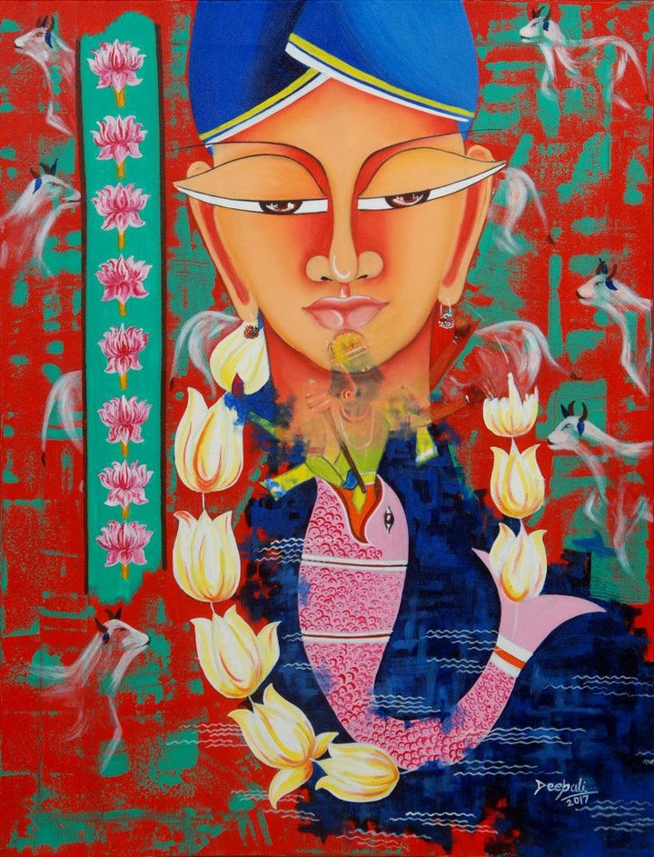 Avatar Painting by Deepali Mundra | ArtZolo.com