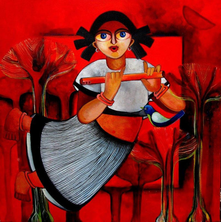 Brinda Painting by Sharmi Dey | ArtZolo.com