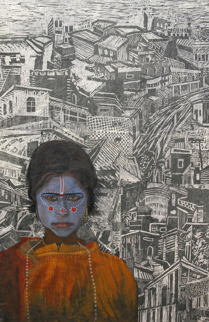 Bahurupi 1 Painting by Biswajit Roy | ArtZolo.com