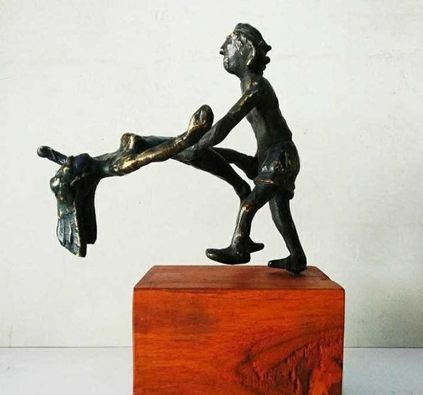 Ballet Dance Sculpture by Akhlesh Gaaur | ArtZolo.com