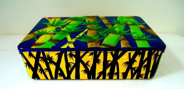 Bamboo Bliss Trinket Box Handicraft by Rithika Kumar | ArtZolo.com