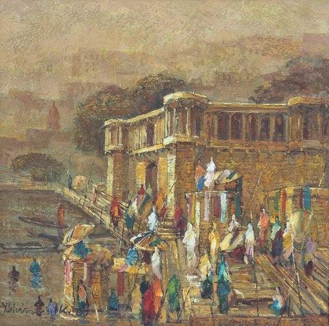 Banaras 6 Painting by Yashwant Shirwadkar | ArtZolo.com