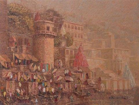 Banaras 9 Painting by Yashwant Shirwadkar | ArtZolo.com