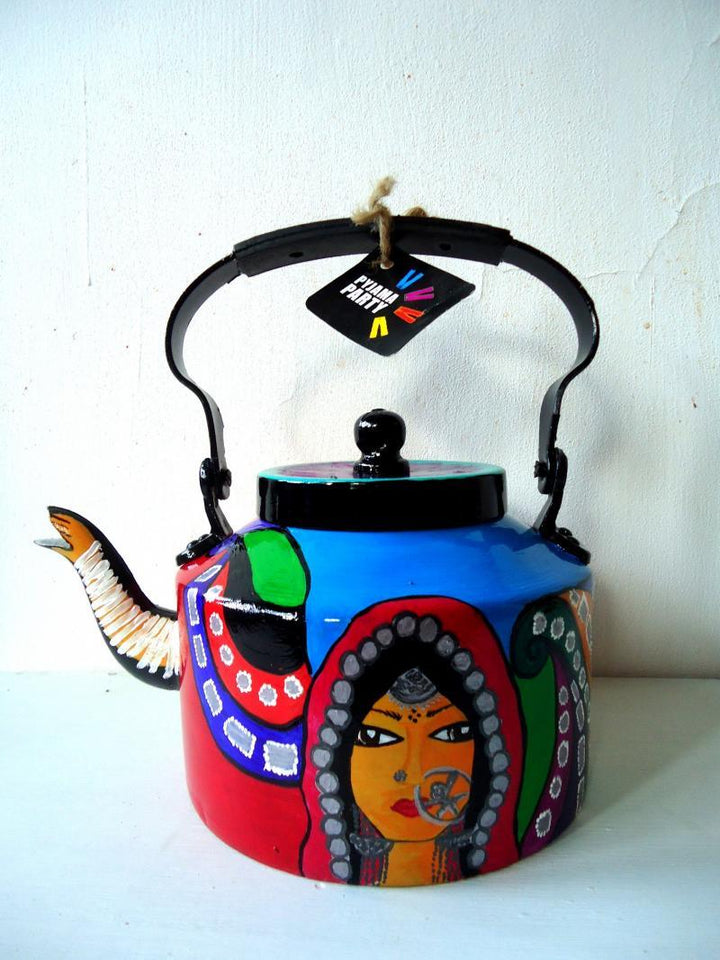 Banjaran Tea Kettle Handicraft by Rithika Kumar | ArtZolo.com