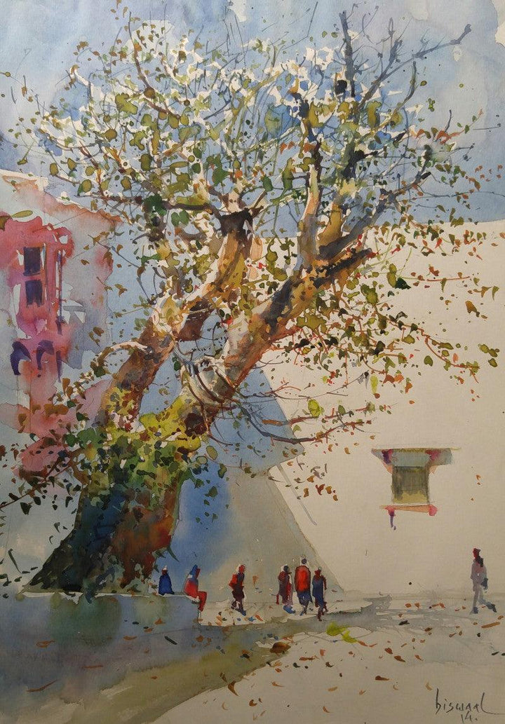 Banyan Tree Painting by Bijay Biswaal | ArtZolo.com