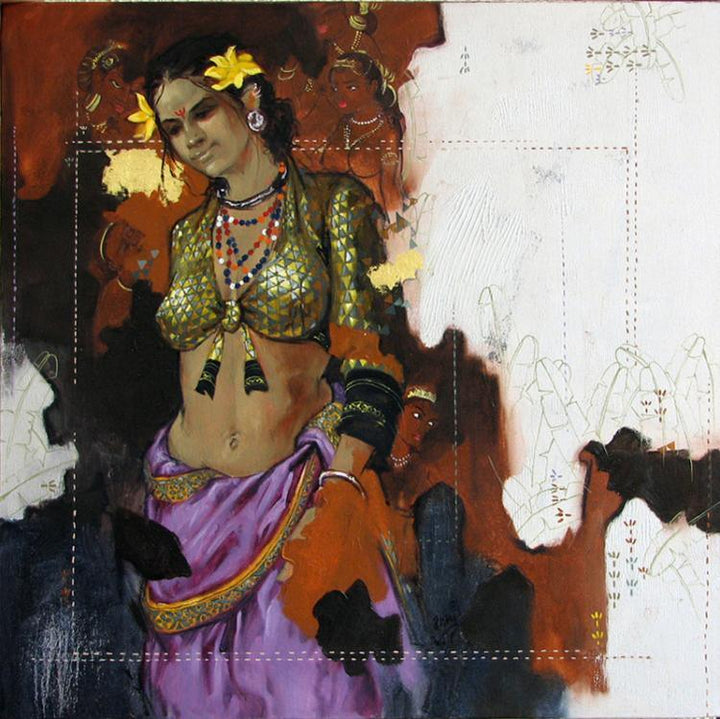 Beauty 16 Painting by Ramchandra Kharatmal | ArtZolo.com