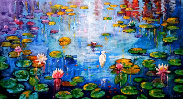 Beauty Of Nature 5 Painting by Arjun Das | ArtZolo.com