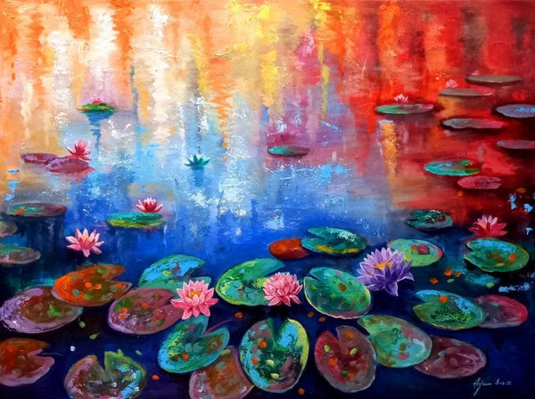 Beauty Of Nature 8 Painting by Arjun Das | ArtZolo.com