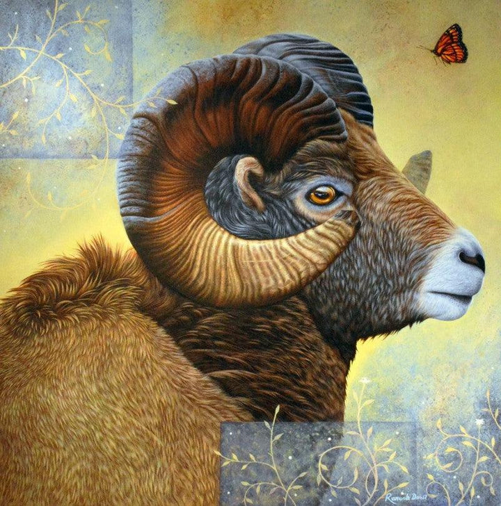 Beauty Of Wildlife 1 Painting by Ramesh Das | ArtZolo.com