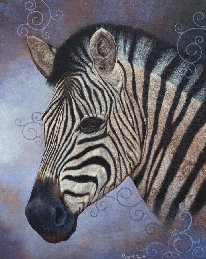 Beauty Of Wildlife 3 Painting by Ramesh Das | ArtZolo.com