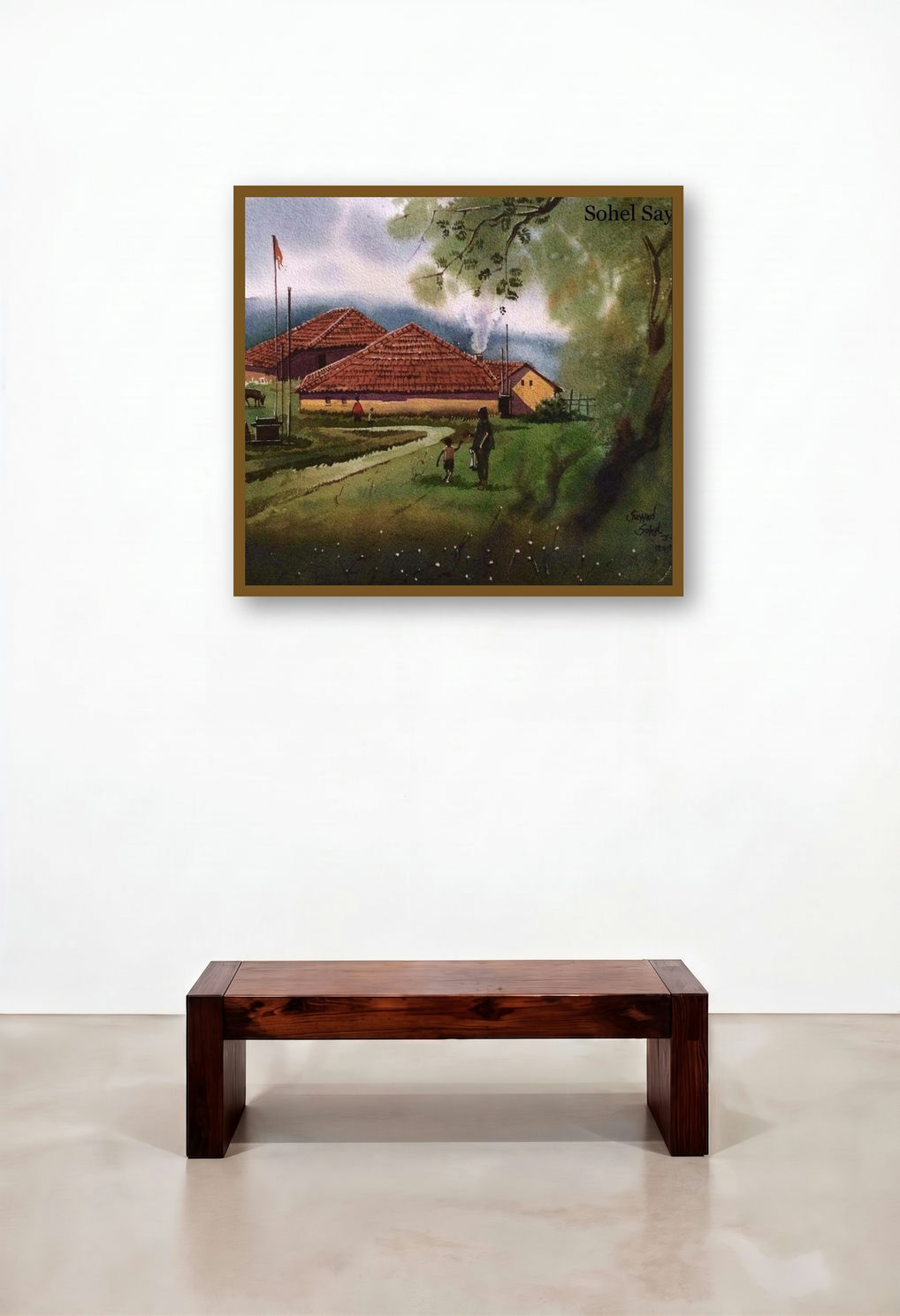 Beauty Of Village (A Village Path)