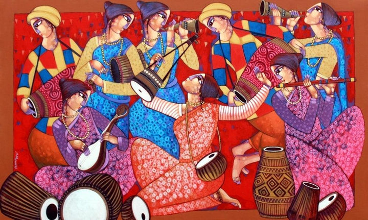 Bengali Tune 248 Painting by Sekhar Roy | ArtZolo.com