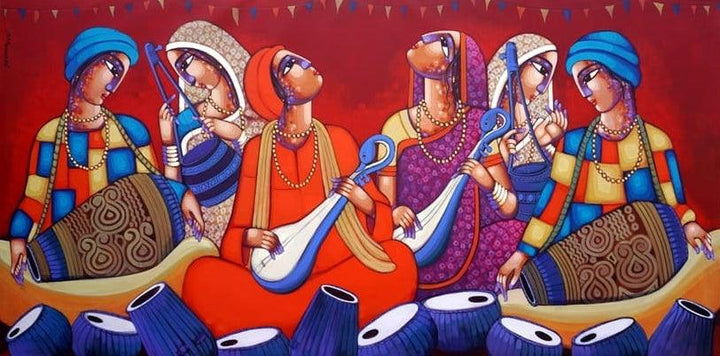 Bengali Tune 250 Painting by Sekhar Roy | ArtZolo.com