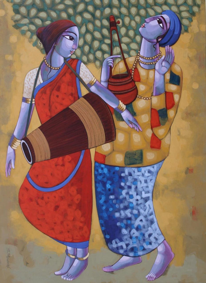 Bengali Tune 8 Painting by Sekhar Roy | ArtZolo.com