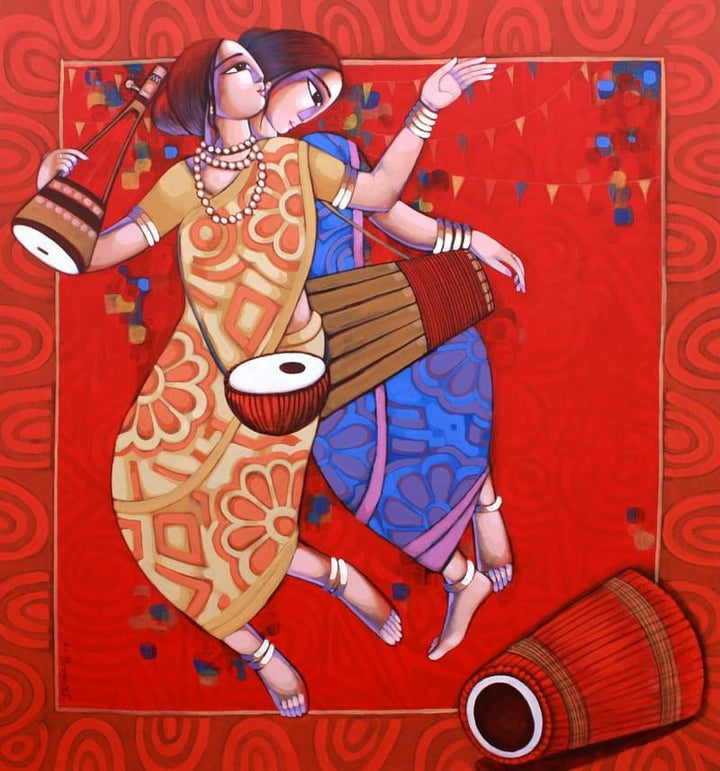 Bengali Tune 9 Painting by Sekhar Roy | ArtZolo.com
