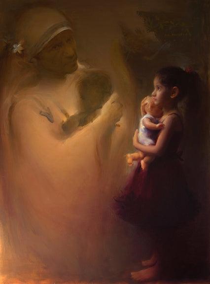 Beyond Womb Painting by Pramod Kurlekar | ArtZolo.com