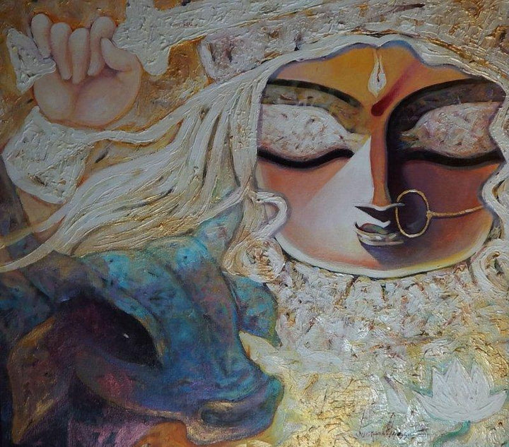 Bhairabhia Painting by Subrata Ghosh | ArtZolo.com