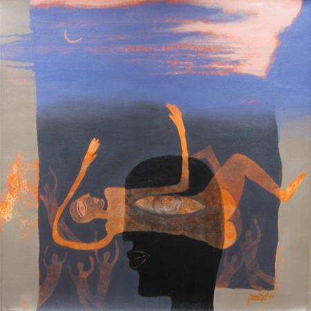 Bid Adieu Painting by Pradip Kumar Sau | ArtZolo.com