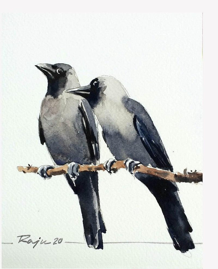 Bird 9 Painting by Raju Sarkar | ArtZolo.com