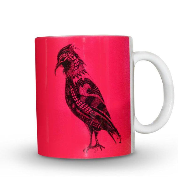Bird Print Mug Handicraft by Sejal M | ArtZolo.com