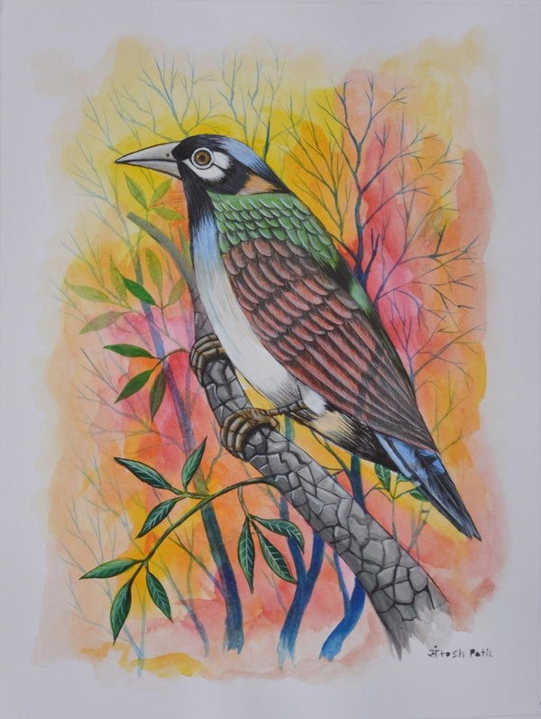 Birds 157 Painting by Santosh Patil | ArtZolo.com