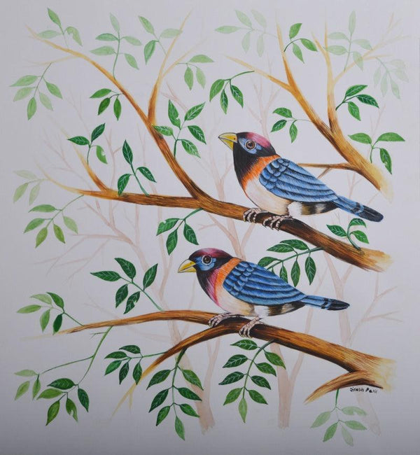 Birds 227 Painting by Santosh Patil | ArtZolo.com