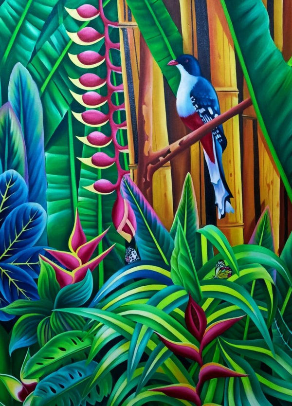Birds Series 2 Painting by Murali Nagapuzha | ArtZolo.com