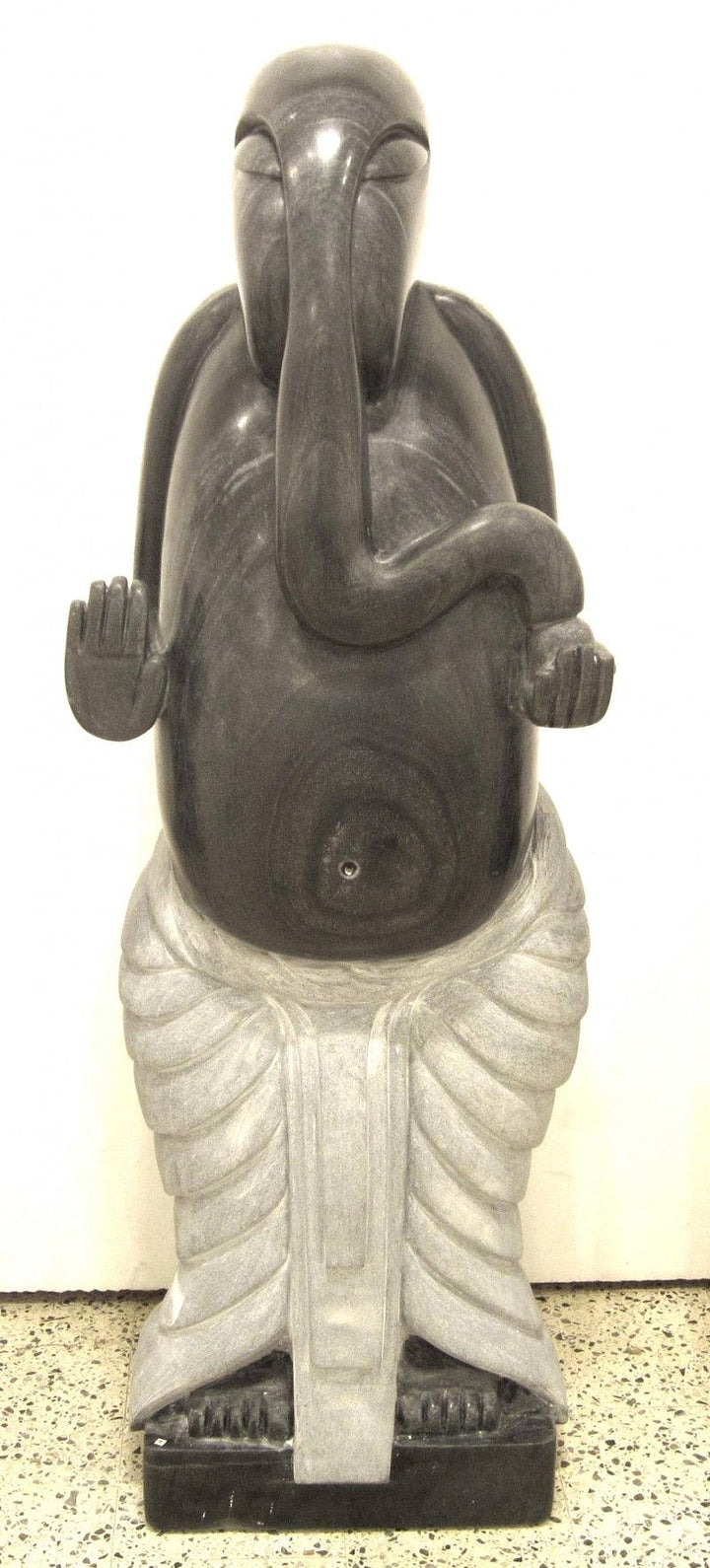 Blessing Ganpati Sculpture by Lallan Singh | ArtZolo.com
