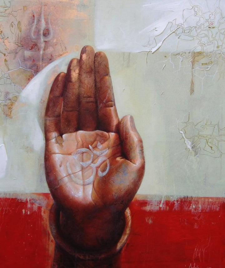 Blessings 15 Painting by Ashis Mondal | ArtZolo.com