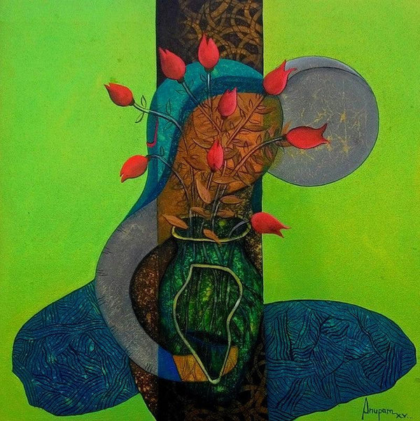 Blossoming Mind2 Painting by Anupam Pal | ArtZolo.com