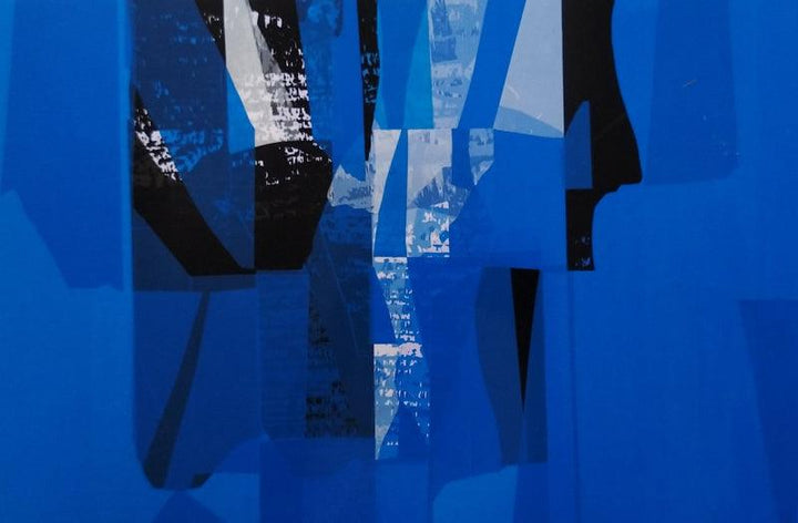 Blue 2 Painting by Gajanan Kabade | ArtZolo.com