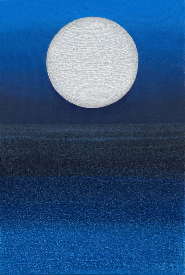 Blue Heaven Painting by Mamoon Nomani | ArtZolo.com