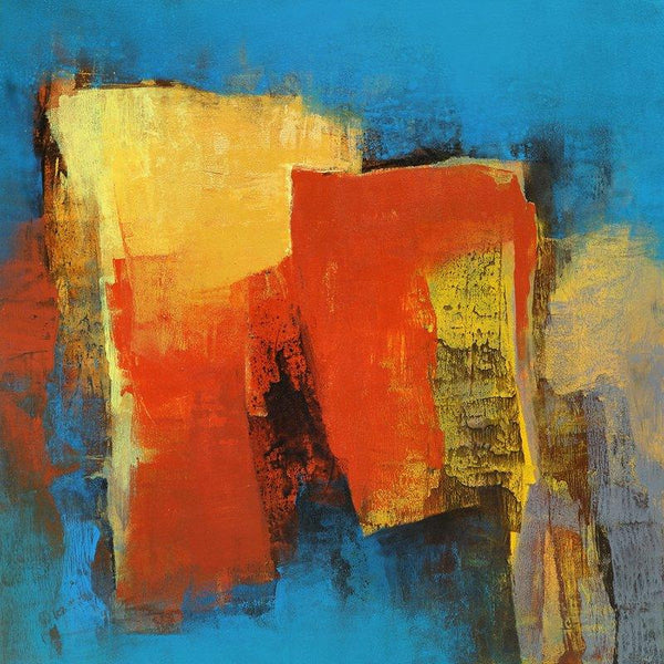 Blue Saga I Painting by Siddhesh Rane | ArtZolo.com
