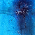 Abstract acrylic painting titled 'Blue20', 36x12 inches, by artist Dnyaneshwar Dhavale on Canvas