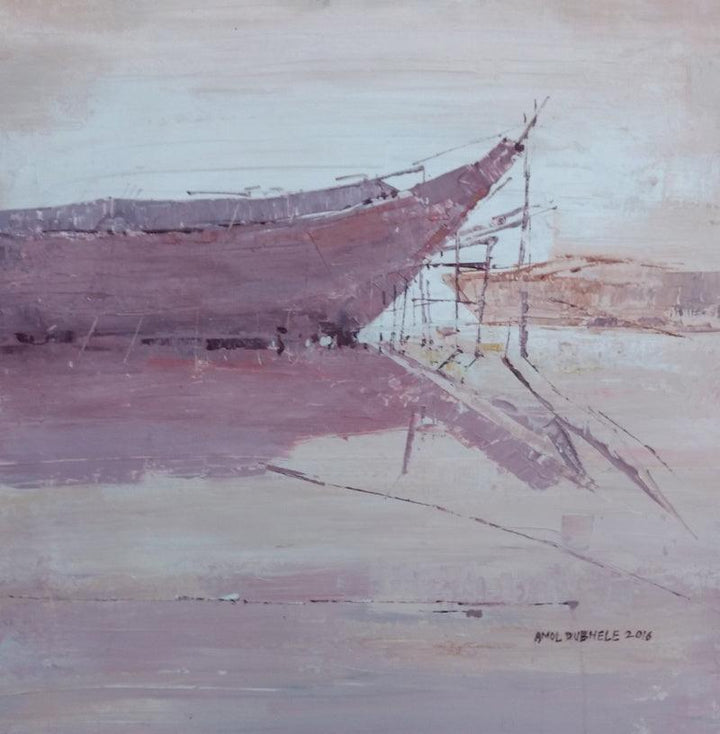 Boat 1 Painting by Amol Dubhele | ArtZolo.com