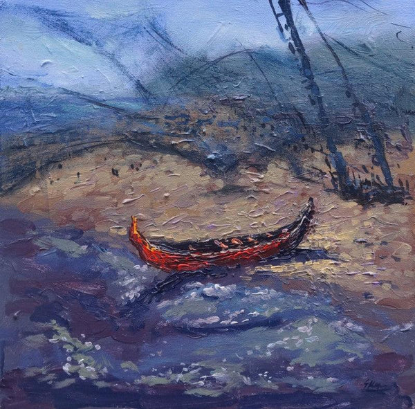 Boat 3 Painting by Shubham Kesur | ArtZolo.com