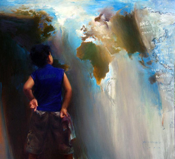 Borderless Painting by Pramod Kurlekar | ArtZolo.com