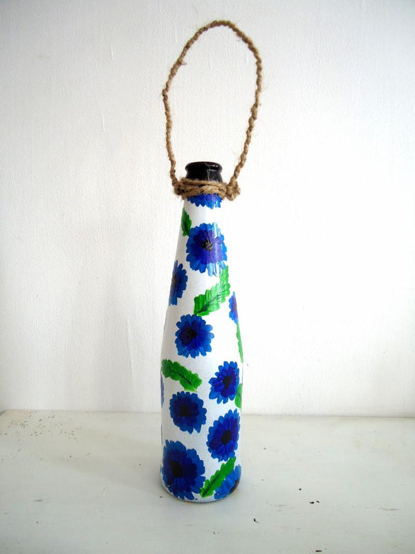 Bottle Planter Lavender Handicraft by Rithika Kumar | ArtZolo.com