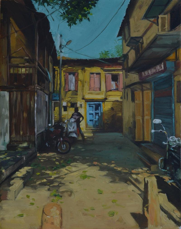 Breathing Lights 8 Painting by Pramod Jagtap | ArtZolo.com