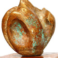 Abstract sculpture titled 'Bronze', 12x14x10 inches, by artist GOPAL PRASAD MANDAL on bronze