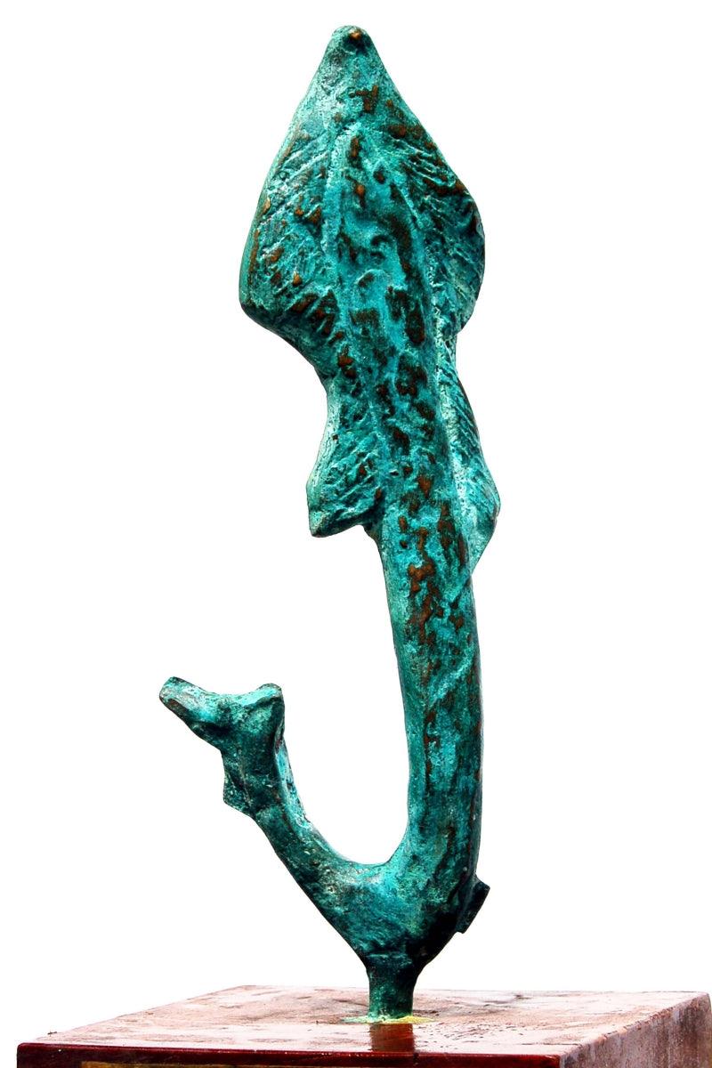 Abstract sculpture titled 'Bronze', 12x14x10 inches, by artist GOPAL PRASAD MANDAL on bronze
