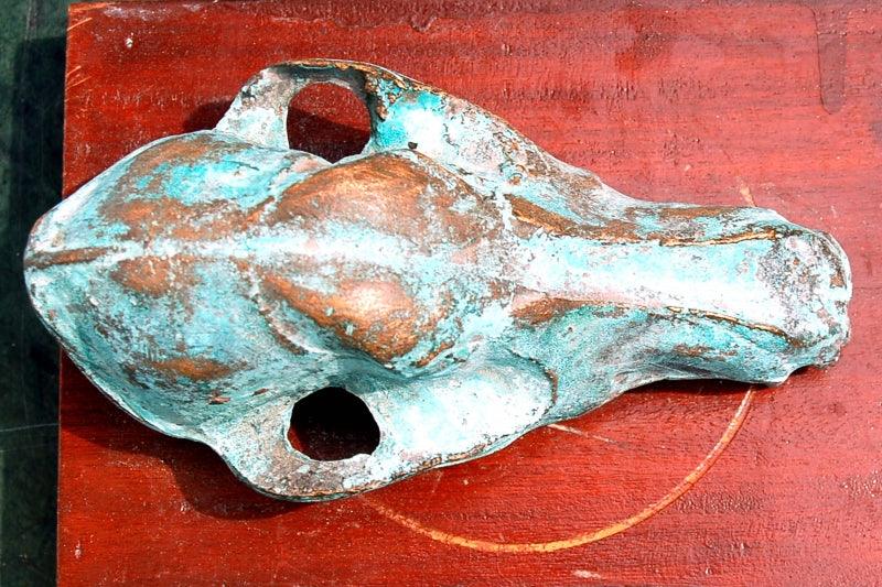 Abstract sculpture titled 'Bronze', 12x14x10 inches, by artist GOPAL PRASAD MANDAL on bronze