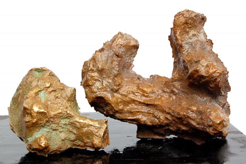 Abstract sculpture titled 'Bronze', 12x14x10 inches, by artist GOPAL PRASAD MANDAL on bronze