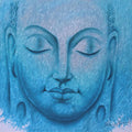 Religious acrylic painting titled 'Buddha 3', 48x48 inches, by artist Prince  Chand on Canvas