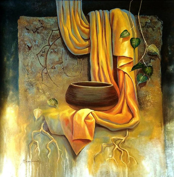 Buddha 6 Painting by Sanjay Lokhande | ArtZolo.com