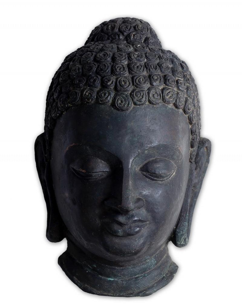 Religious sculpture titled 'Buddha', 11x6x7 inches, by artist Sucharita Adhikary on Bronze