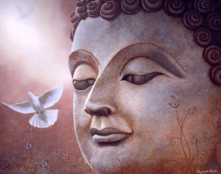 Buddha Painting by Ramesh Das | ArtZolo.com