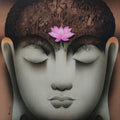 Religious acrylic painting titled 'Buddha', 30x30 inches, by artist Paras Parmar on Canvas