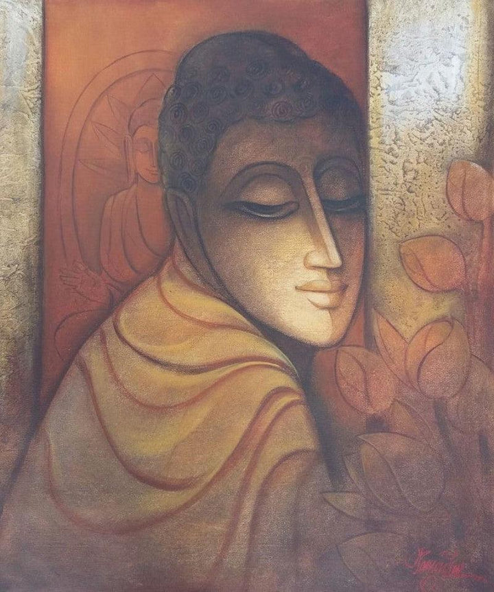 Buddha I Painting by Ram Onkar | ArtZolo.com